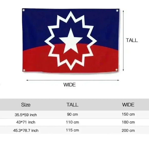 Unbranded Juneteenth Flag Banner 3x5 FT Red‎ Blue - Picture 4 of 9